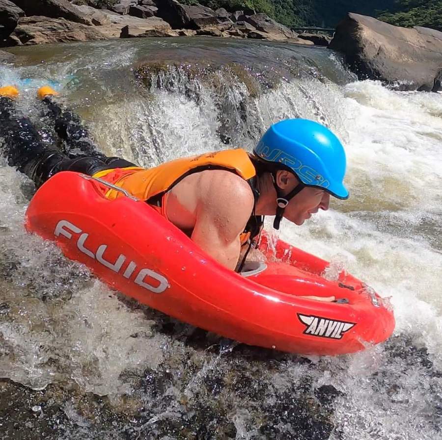 Riverboarding