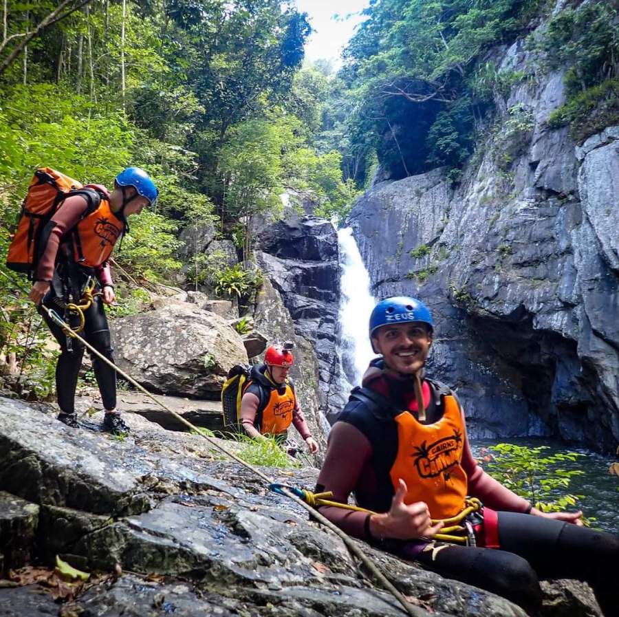 Crystal Cascades Canyoning Half Day Tour